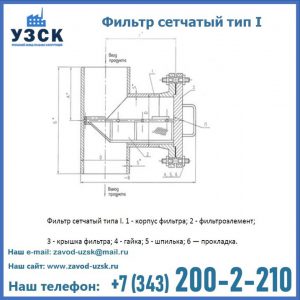 Фильтр сетчатый ФС по Т-ММ-11-2003 в Костроме