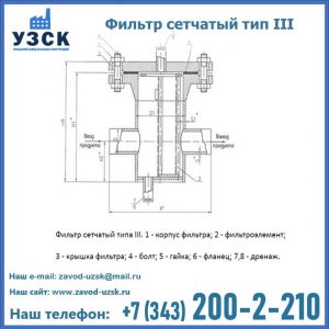 Фильтр сетчатый ФС по Т-ММ-11-2003 в Костроме